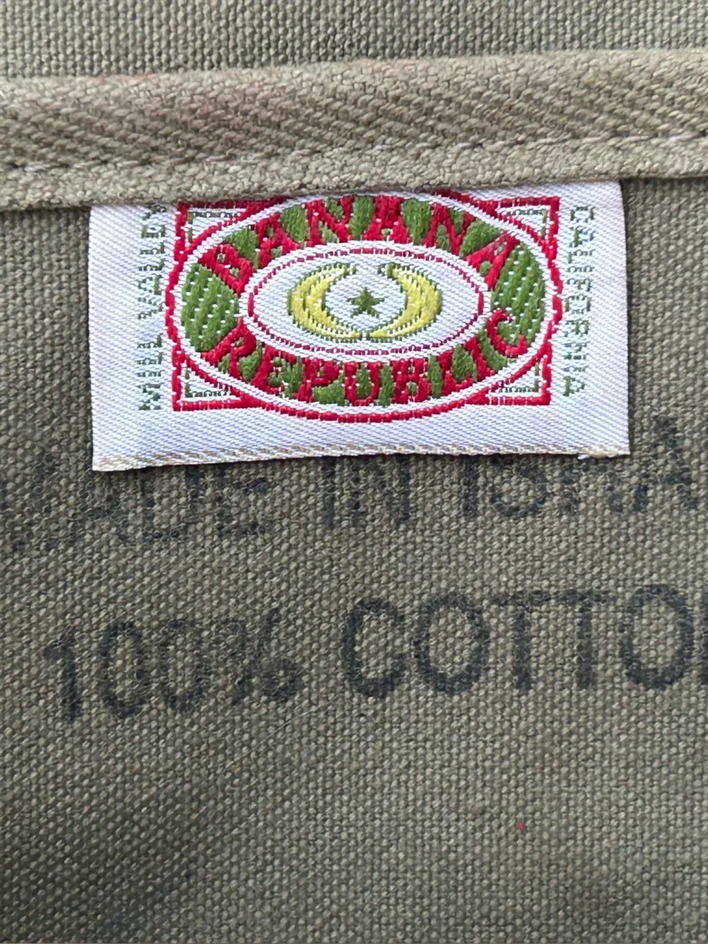 RARE! VTG BANANA REPUBLIC (California) Paratrooper ISRAELI Canvas Messenger Bag